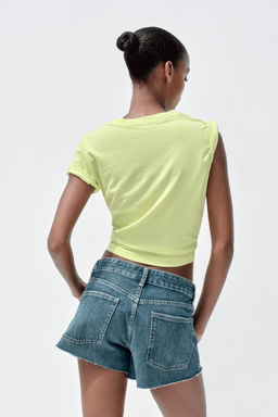 WASHED T-SHIRT WITH SLOGAN - Zara фото 25