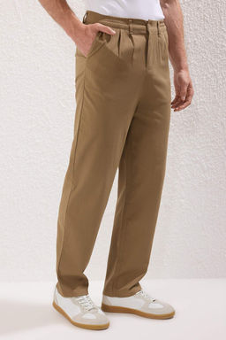 TRENDYOL MAN Siyah Wide Leg Bol Kumas Baggy Pantolon TMNSS23PL00039 - Trendyolmilla фото 3