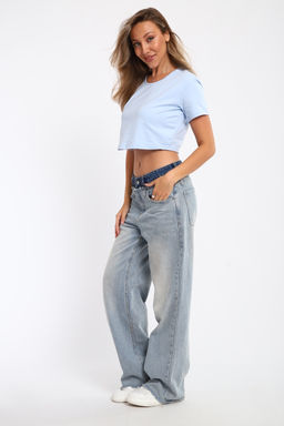 83908 укороченная футболка женская - Натали фото 30