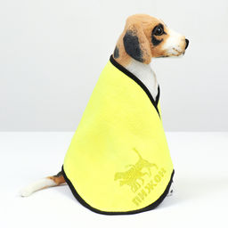 Полотенце для животных супервпитывающее, среднее, 400 г/м, 30 х 60 см, жёлтое - Пижон фото 10