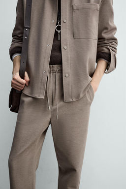 PANTAL?N CINTURA JOGGER EASY CARE / Tostado vigor? - Zara фото 6