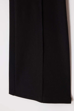 Siyah Flare/_spanyol Pa_a Scuba Krep _rme Pantolon TWOAW27PL00002 - Trendyolmilla фото 6