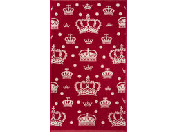 6с103.412ж1 Королевский принт(бордо) Полотенце махровое 50х90см
