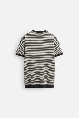STRIPED KNIT T-SHIRT - Zara фото 7