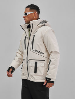 Горнолыжный костюм мужской зимний белого цвета 394Bl - Leifensh фото 14