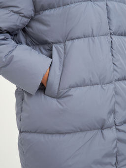 Пуховик женский с капюшоном, нап-ль:пух, перо - Glenfield фото 12