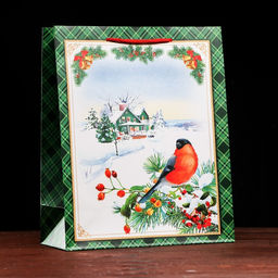 Пакет подарочный У Ёлочки , 26 х 32 х 12 см - Simaland фото 3