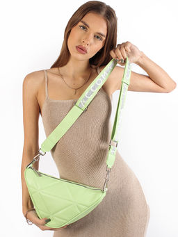 LACCOMA сумка Лакки-Ф826-мятный эко кожа хлопок