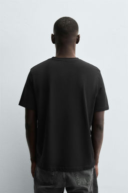 PACK 3 CAMISETA MEDIUM WEIGHT B?SICA / Negro