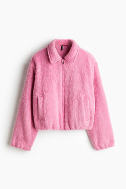 Chaqueta bomber en mezcla de lana