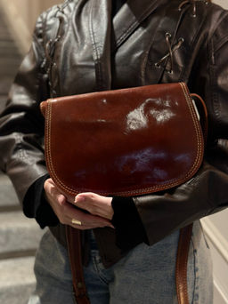 Сумочка женская из телячьей кожи