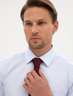 A__k Mavi Slim Fit Uzun Kollu Basic G_mlek - Pierre cardin фото 2