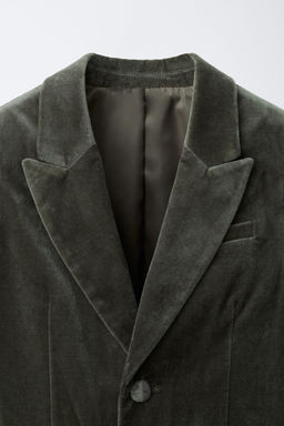 VELVET SUIT BLAZER