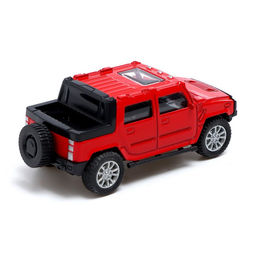 Машина металлическая Пикап, масштаб 1:43 инерция, цвет красный - Автоград фото 3