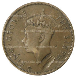 1 цент 1950 года Британский Гондурас