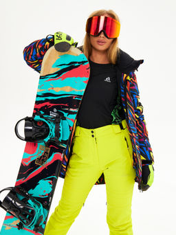 Женская горнолыжная сноубордическая куртка Alpha Endless Ultra Chaleur SNB 423/316_1 Разноцветный  фото 22