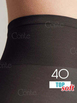 Колготки Conte Elegant Top Soft 40 V.B. черные  фото 20