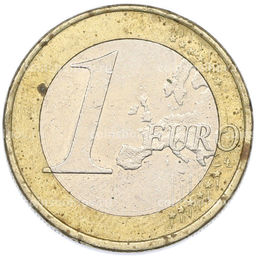 Монета 1 евро 2007 года Испания
