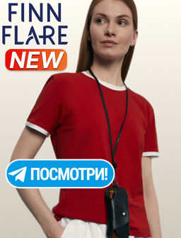Футболка женская из хлопка Finn Flare BAS-100188 371