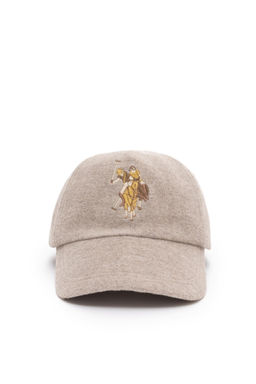 Мужская шляпа бежевого меланжа Неожиданная скидка в корзине - U.s. polo assn фото 2