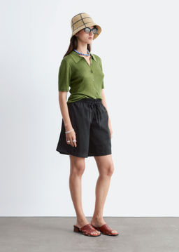 Pantal?n corto a la rodilla con cord?n de ajuste - H&m фото 3