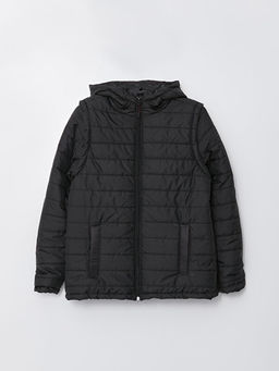 Kap??onlu D?z Uzun Kollu Kad?n ?i?me Mont - Waikiki фото 2