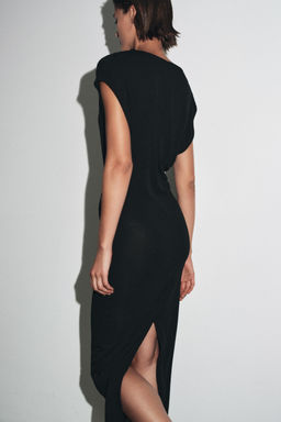 LONG DRAPED DRESS - Zara фото 3