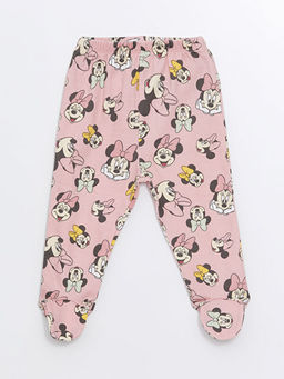 Beli Lastikli Minnie Mouse Bask?l? K?z Bebek Pijama Alt