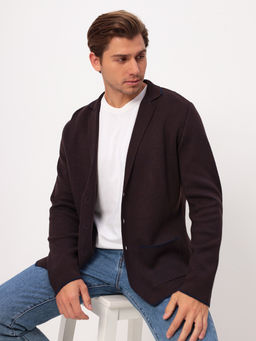 Кардиган мужской GREG G136-KF-жаккард (шоколад140/345) фото 6
