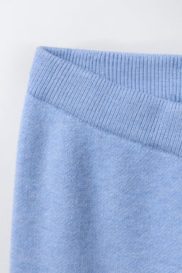 WIDE-LEG KNIT TROUSERS - Zara фото 11