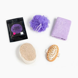 Подарочный набор Этель. Ты космос, полотенце 30?60 см, мочалка, массажёр  фото 2