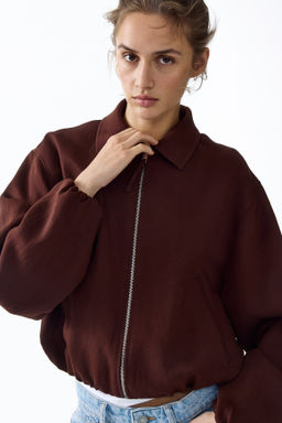 Cazadora oversize con bajo globo - H&m фото 4