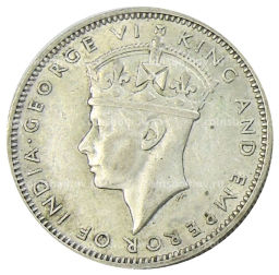 Монета 20 центов 1943 года Малайя