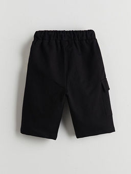 Beli Lastikli Be?ikta? Bask?l? Erkek ?ocuk ?ort