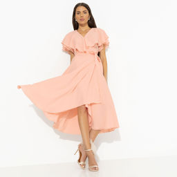 Платье на запах, Счастье влюбленности (розовый поцелуй)