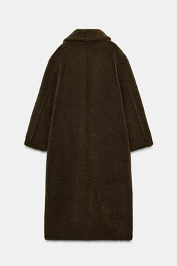 FAUX SHEARLING COAT - Zara фото 11