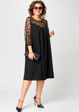 Платье EVA GRANT 7279С черный