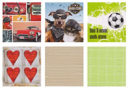 Love2art салфетки бумажные АССОРТИ 3х слойные SDD 33 x 33 12 шт. Набор №1217-12 Следуй за своей мечтой