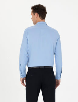 Mavi Slim Fit Uzun Kollu Basic G_mlek