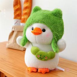 Мягкая игрушка Cute green hat - Купи слона фото 3