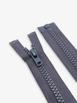 Цена за 10 шт. Молния «Трактор», №8, разъёмная, замок автомат, 90 см, тёмно-серая