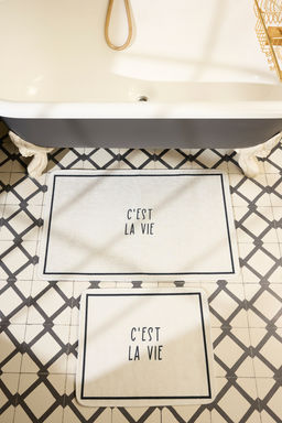 Trendyolmilla Home 2li Bask?l? Kayd?rmaz Tabanl? Banyo Paspas Seti TPHSS25BPS00009  фото 2
