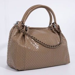 Сумка-мешок на молнии, наружный карман, длинный ремень, цвет коричневый - Simaland фото 4