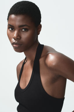 Top halter de algod?n - H&m фото 4