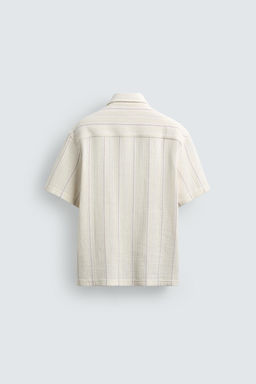 CAMISA REGULAR FIT ESTRUCTURA / Crudo - Zara фото 8
