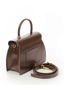 LACCOMA сумка АМ2236-шоколадный натуральная кожа кожа