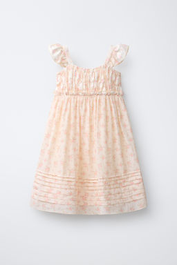 VESTIDO COMBINADO FLORES / Rosado - Zara фото 3