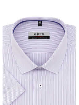 Сорочка мужская короткий рукав GREG 171/207/012/Z/1p