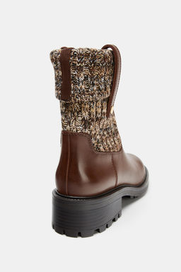 FLAT SOCK ANKLE BOOTS - Zara фото 3