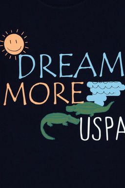 Erkek _ocuk Lacivert Oversize Bisiklet Yaka Ti__rt Sepette S_rpriz _ndirim - U.s. polo assn фото 3